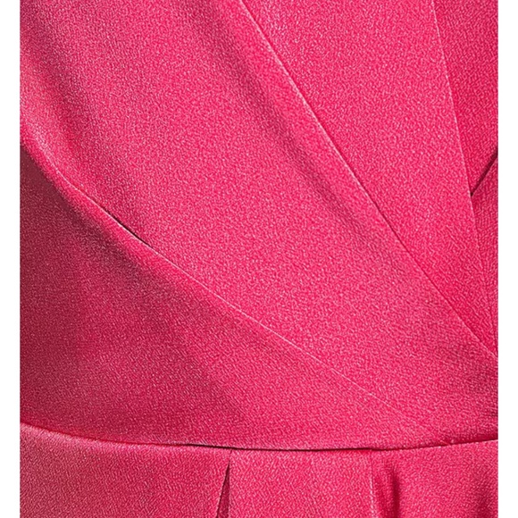 Alex Marie Hazel Halter Neck Sleeveless Draped Asymmetrical Hem Satin Dress 6P - Picture 4 of 17